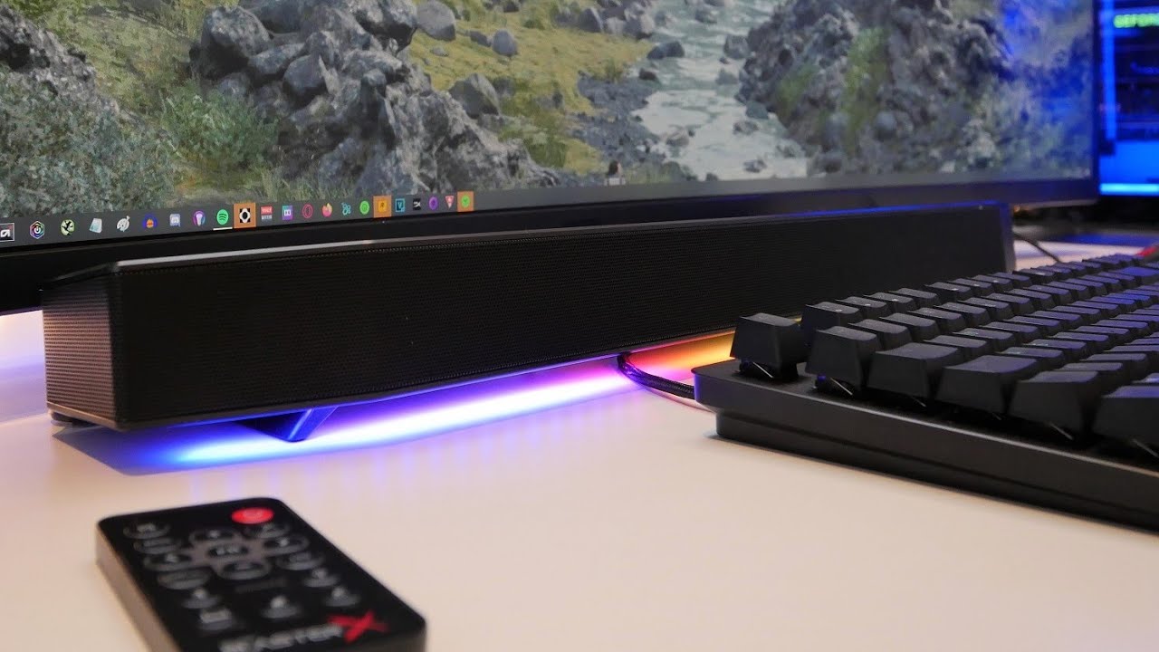 SoundBlasterX Katana Sounds and audio examples - YouTube