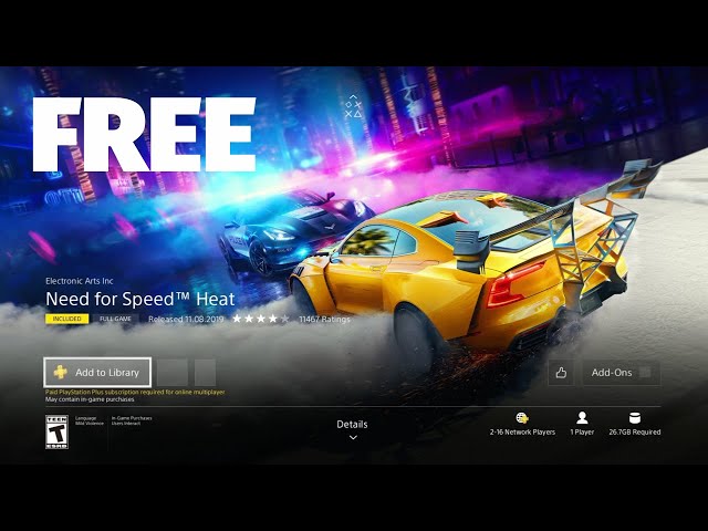 Free Need for Speed Heat - Keys to the Map DLC (Playstation)