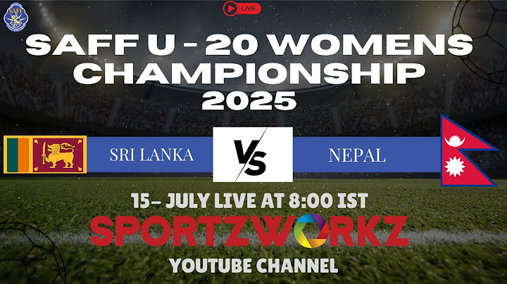 LIVE | SAFF U 20 WOMENS CHAMPIONSHIP 2025 BANGALDESH | SRI LANKA  VS NEPAL