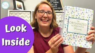 The Organized Homeschool Planner Unboxing & Flip Through || Not Consumed Ministries || NEW UPDATED