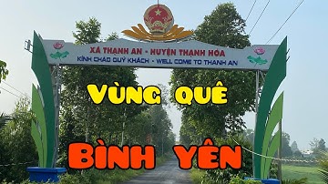 Vùng quê bình yên xã thạnh an
