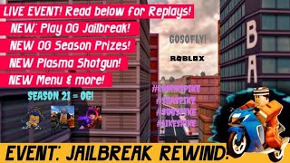 🔴Roblox Jailbreak SEASON 21! COME JOIN! - 19.1K SUBS = GIVEAWAY! - 14/5/24🔴