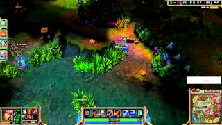 [League Of Legends] Cicii had a weird Caitlyn Ult to enemy base O_o
