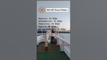 IMU CET EXAM PATTERN | IMU CET 2024