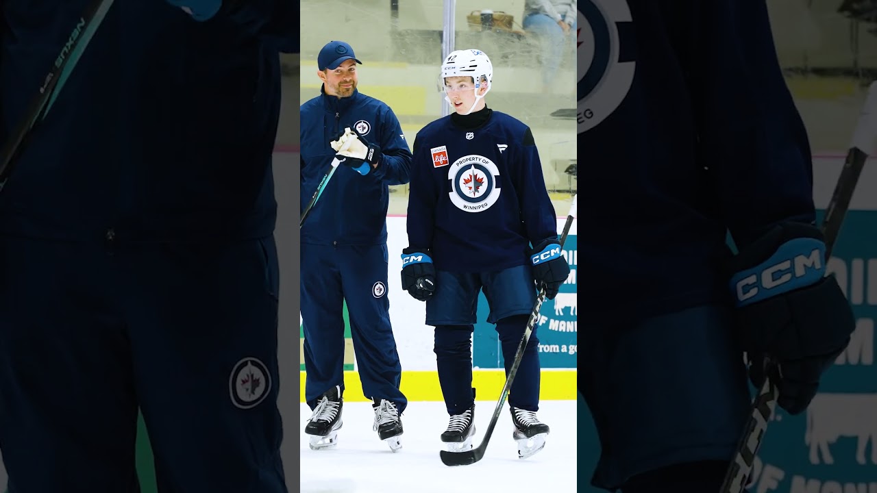 Visor Viggo Björck mic’d up #gojetsgo