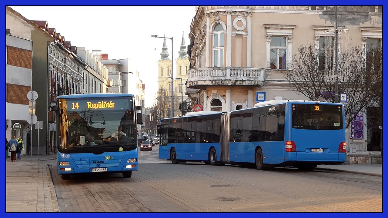 PXZ rendszámú MAN Lion's City GL buszok forgalomban Miskolcon az MVK-nál (ex. BKV)
