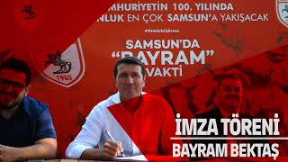 Teknik Direktörümüz Bayram Bektaşın İmza Töreni