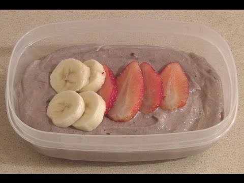 Raw Food Recipe: Banana Berry Pudding