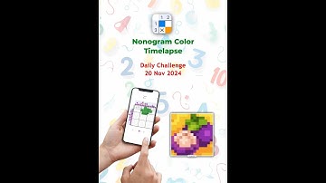 Nonogram Color | Daily Challenge | 20 Nov 2024 #shorts #logic #puzzle #fun #game