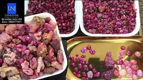 Hướng dẫn đá quý . Cách phân biệt Ruby lục yên và ruby Phi loại đá quý vùng đất ngọc Việt Nam...