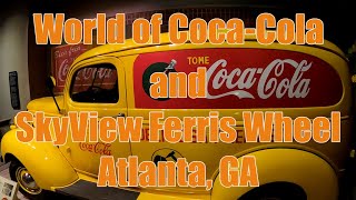 Some awful sodas at World of Coca-Cola and riding the SkyView Atlanta Ferris Wheel in Atlanta, GA!