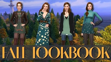 FALL LOOKBOOK | MAXIS MATCH CC | THE SIMS 4 + CC LIST & LINKS