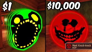 $1 VS $10,000 Doors Monster