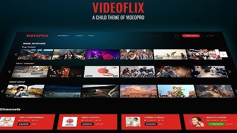 VideoFlix - A premium video content theme for WordPress