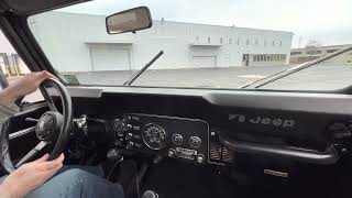 1981 Jeep CJ-7 Laredo 4-Speed Walk Around and Driving POV