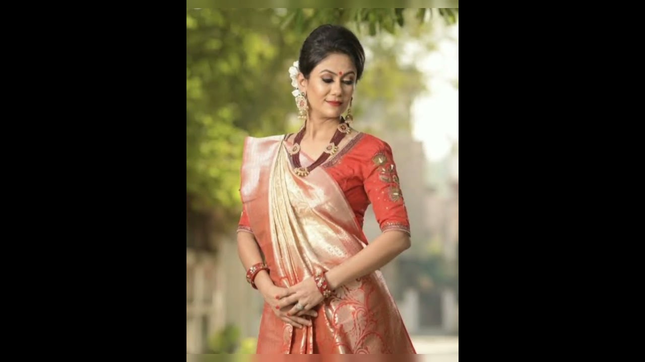 gujrati saree pose Idea 🌻💗🕊️🌺