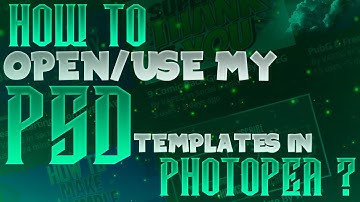 How To Open My PSD Templates In PHOTOPEA ? • VAPEG