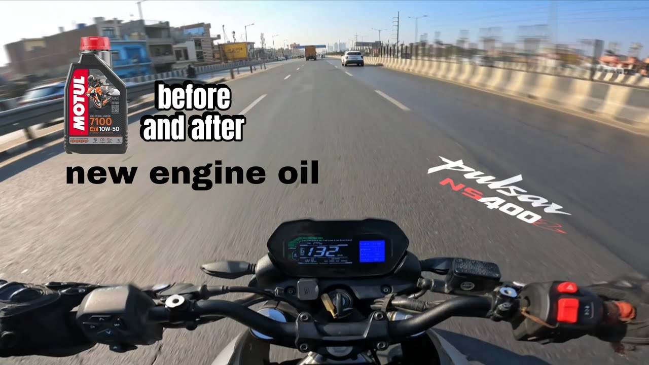 Pulsar Ns400z ug🔥🔥// motul 7100🔥💯 before and after changing//
