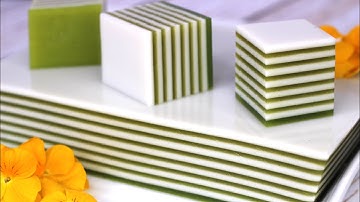 Rau Câu Lá Dứa Sữa Dừa - Chia sẻ kinh nghiệm rau câu không tách lớp, chảy nước | Bếp Nhà Diễm |