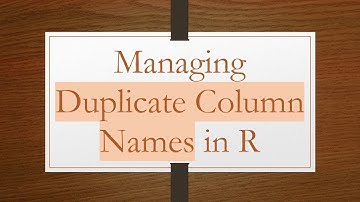 Managing Duplicate Column Names in R