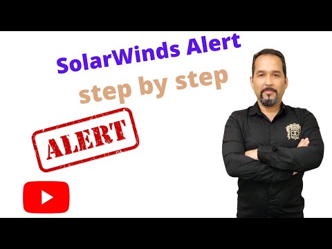 SolarWinds tutorial for beginners: How to Configure SolarWinds Alerts