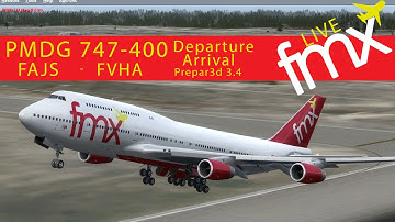 FlyManx Live: PMDG 747 v3 Full Flight