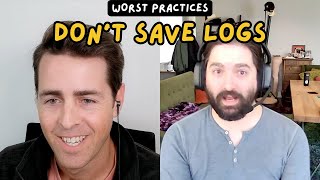 Celebrity Worst Practices in Software Development: Termie doesn't save logs Wealth