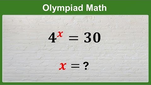 China | A nice exponential equation | Can you solve this? | Math Olympiad