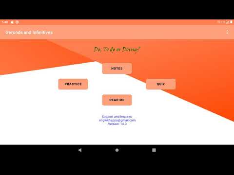 English Gerund And Infinitive - แอปพลิเคชันใน Google Play