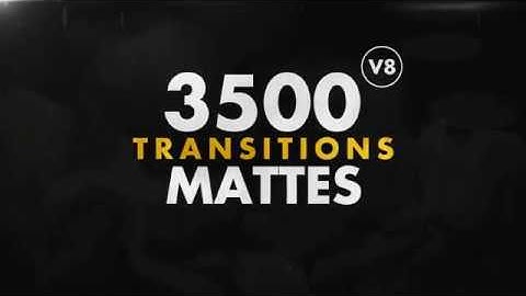 3500 Ultimate Transition Mattes Pack | AE FREE PROJECT