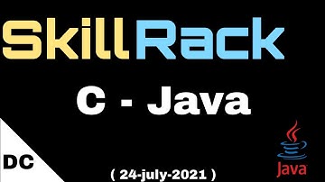 C - Java | skillrack daily challenge
