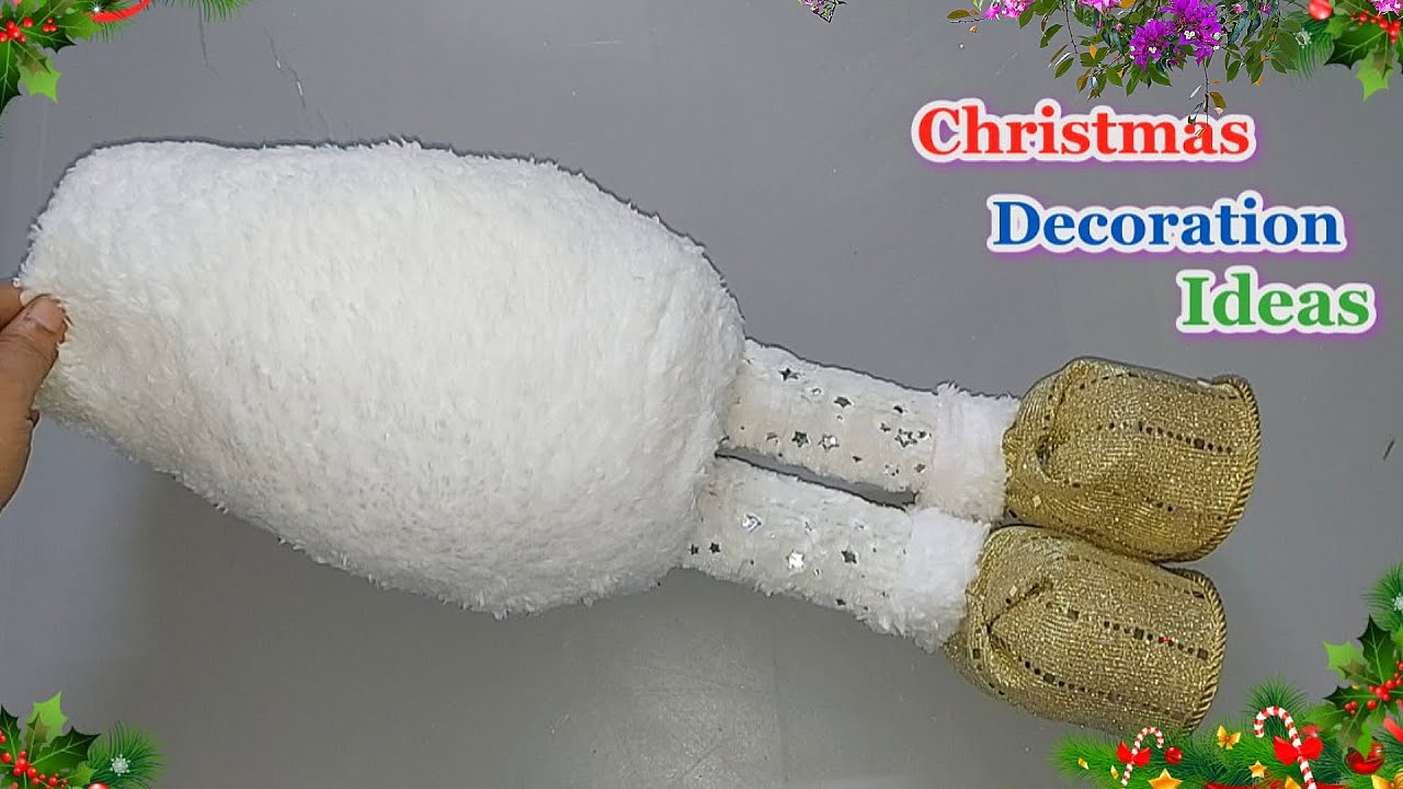 DIY New Christmas decoration idea From Plastic Container | DIY Budget Friendly Christmas craft idea