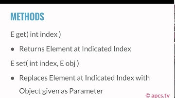 Lecture 82 - ArrayList Methods