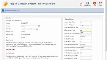 Joomla Tutorial, Nice Watermark, Class Based Watermarking