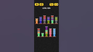 Cup Sort Puzzle Level 1324 | Water Sort Puzzle Level 1324 | Ball Sort Puzzle Level 1324 All the same