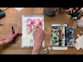 Akvarel blomster - watercolor flowers