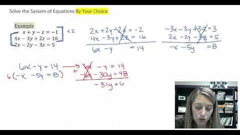 5: Three Dimensional Systems of Linear Equations
