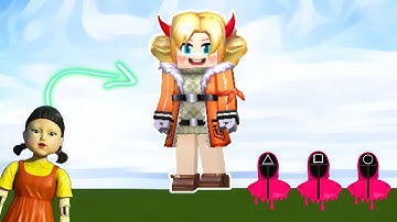 Playing Squid Game in Skyblock! Blockman Go