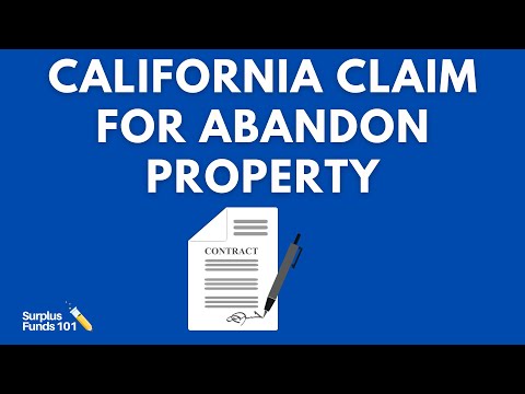 Video: Wat is onopgeëiste eiendom in Kalifornië?