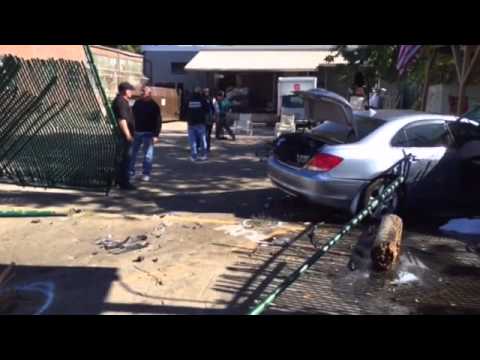 Driver fleeing from cops crashed into Salvation Army in Brockton - YouTube Enterprisenews