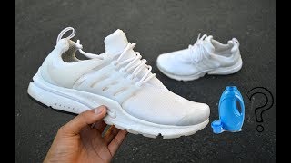 Cleaning All-White Running Sneakers with Laundry Detergent?