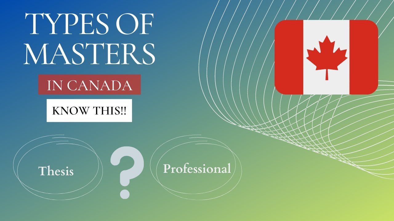 non thesis based masters in canada