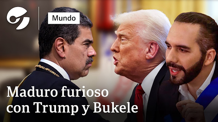 MADURO se pelea CON TRUMP Y BUKELE: Crece la tensión por los deportados de Venezuela