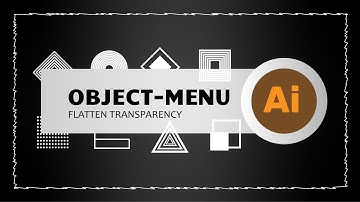 Object Flatten Transparency With Adobe Illustrator