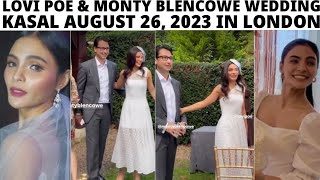 Lovi Poe &amp; Monty Blencowe  Wedding August 26 2023