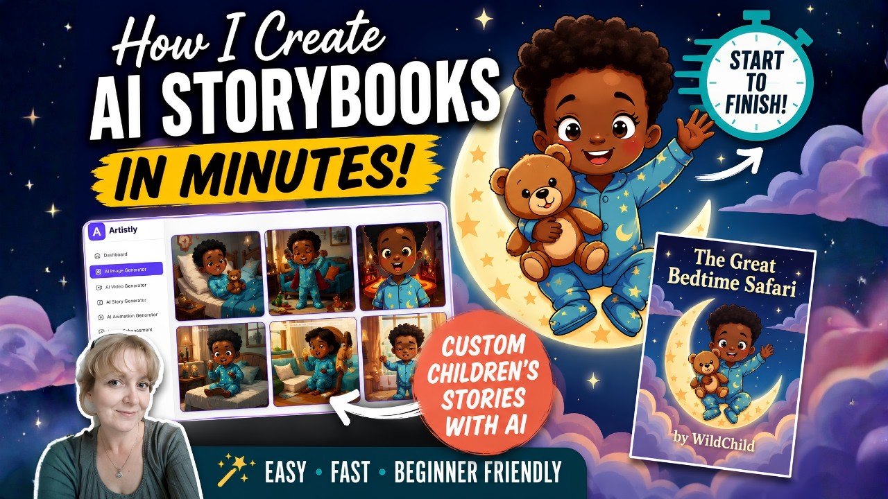 How I Create AI Children’s Storybooks in Minutes with Artistly! - YouTube