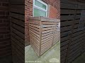 The wooden bin store from sheds direct ireland