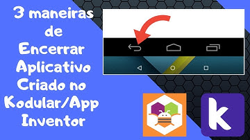 Criar Aplicativo - 3 maneiras de Encerrar ou Sair do App Kodular