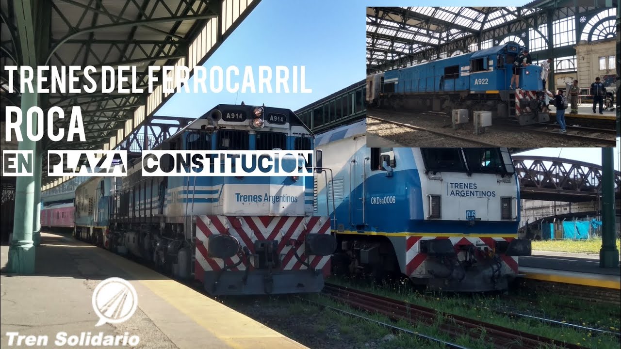 Línea Roca | TRENES del FERROCARRIL General Roca en Plaza C. + Tren ...
