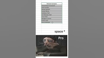 Remove Surname in Excel #excelclub #excel #exceltips #excelshortcuts